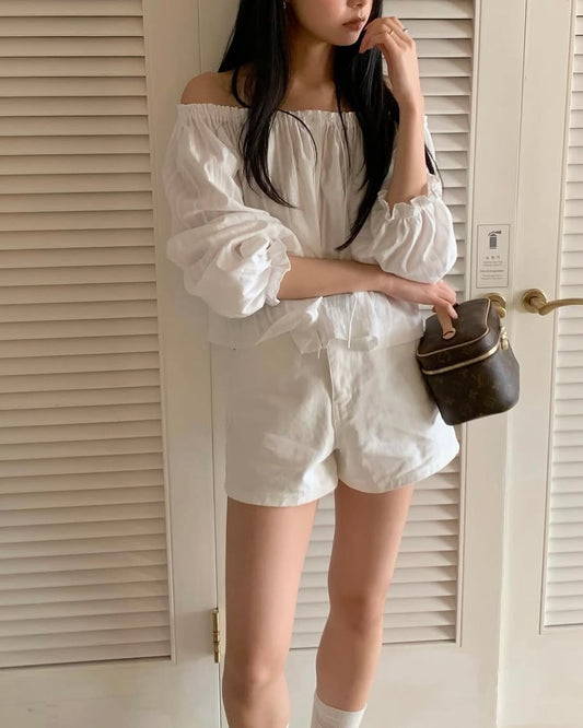 Convertible Off-Shoulder Blouse