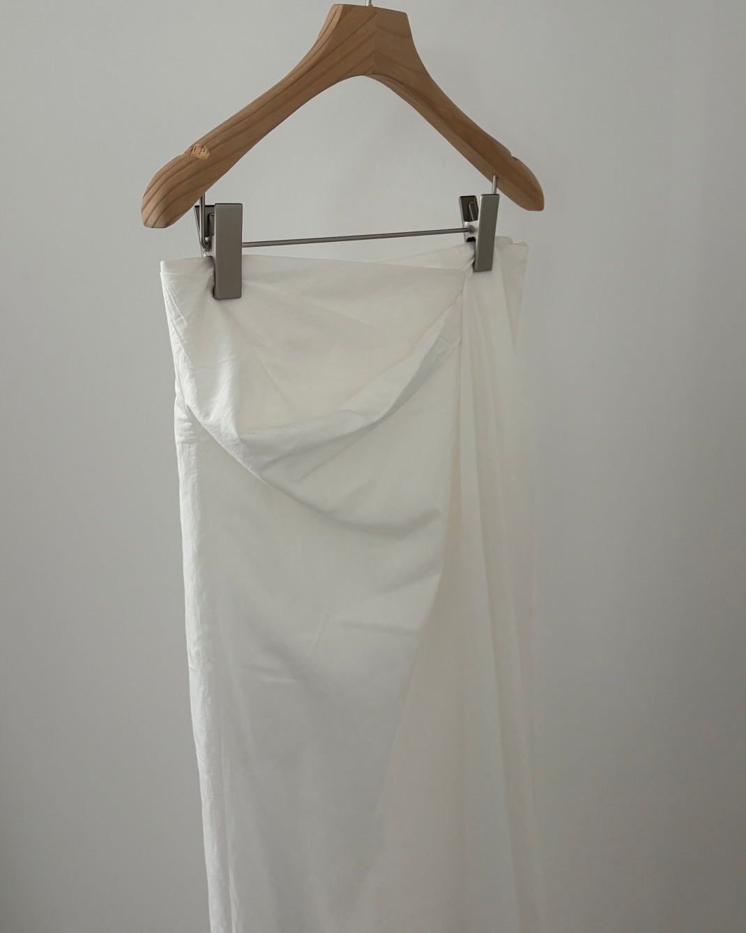 Draped Maxi Skirt