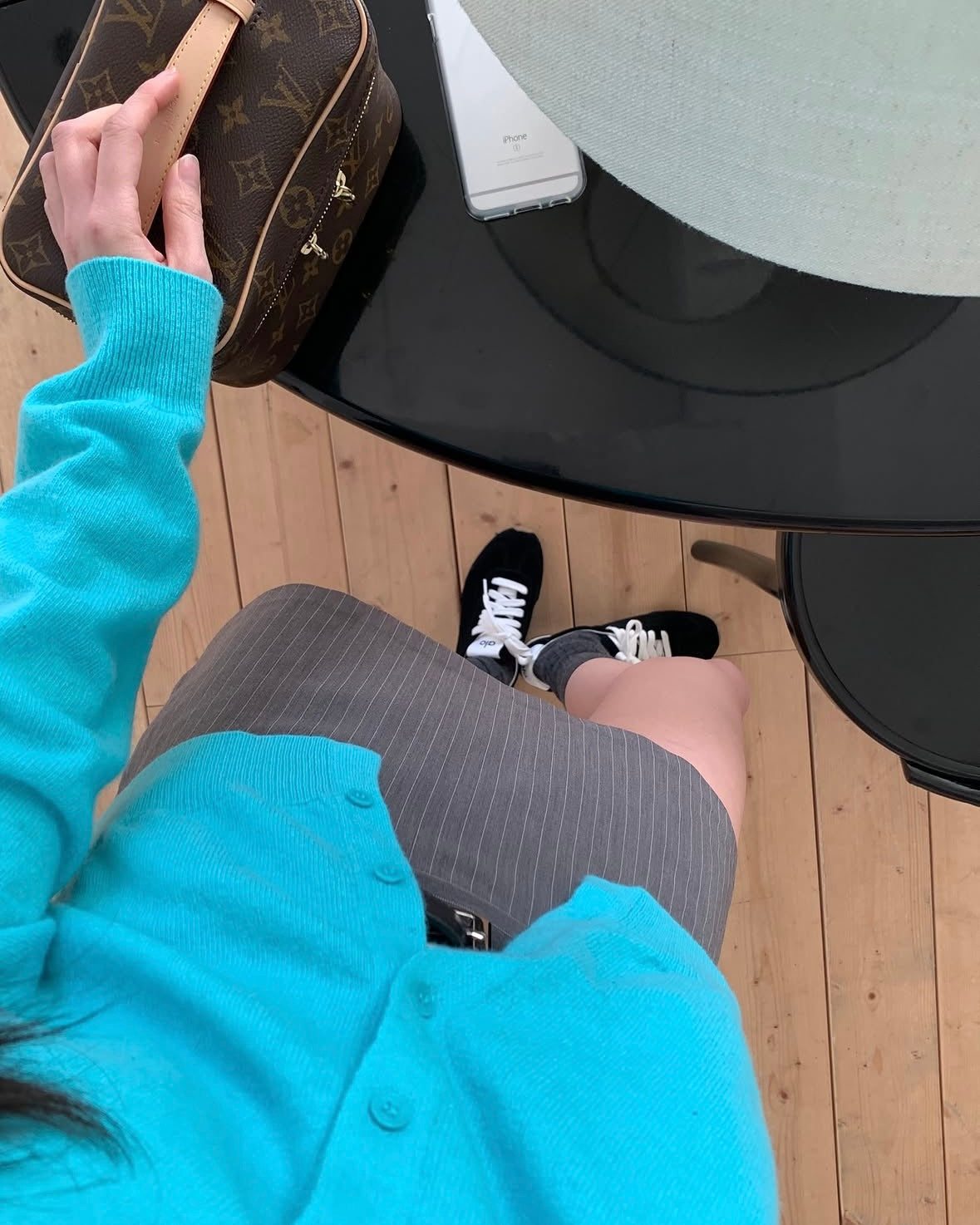 Pinstripe Mini Skort