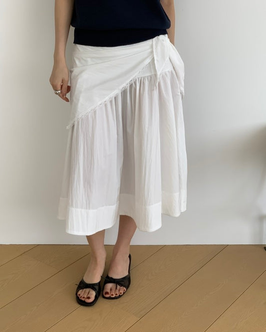 Scarf Wrap Skirt Set
