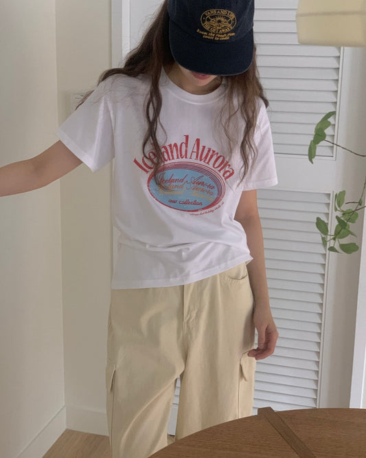 Retro Iceland Aurora Tee