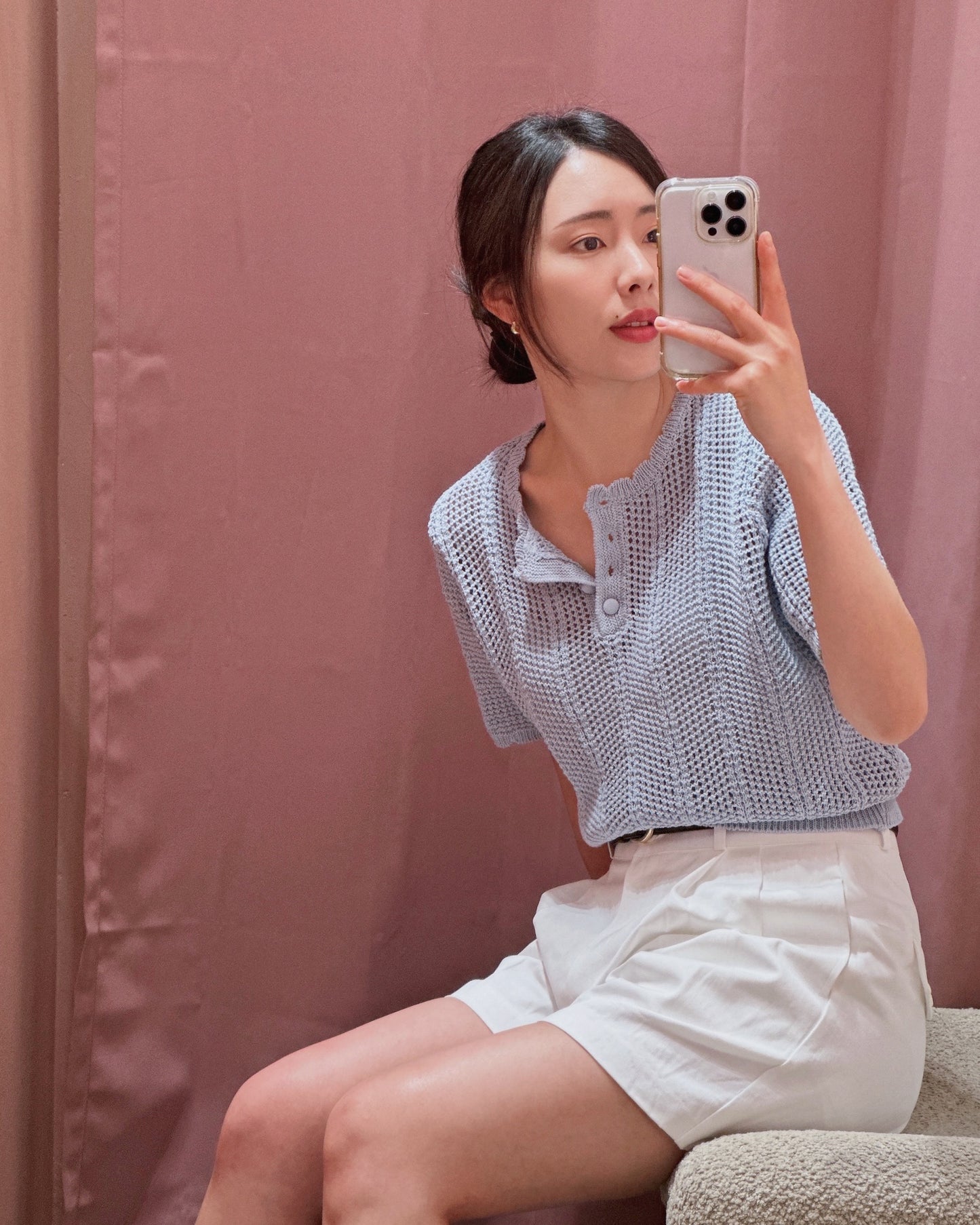 Crochet Henley Top