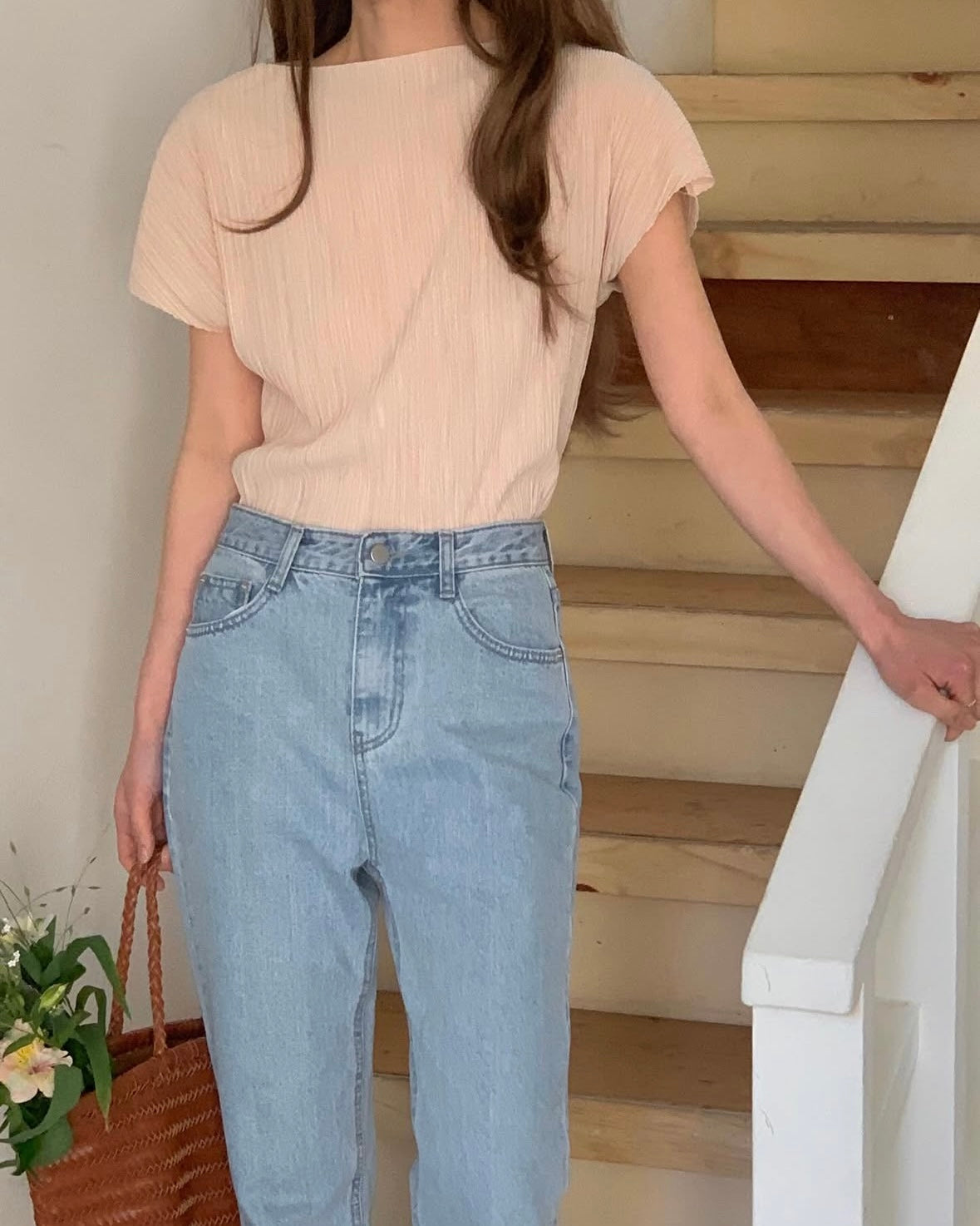 Minimal Plissé Tee