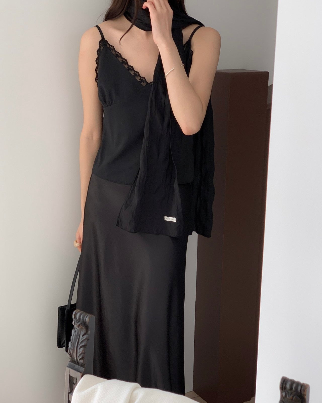 Whisper Satin Maxi Skirt