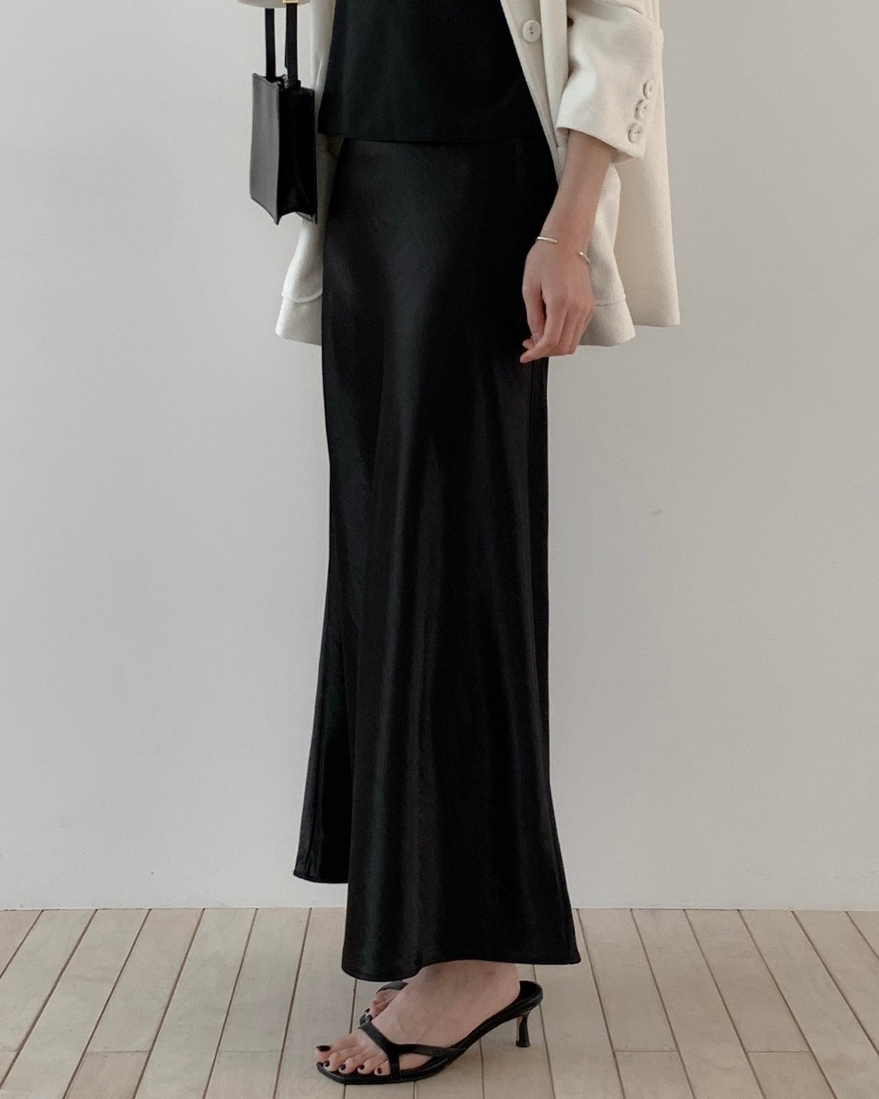 Whisper Satin Maxi Skirt