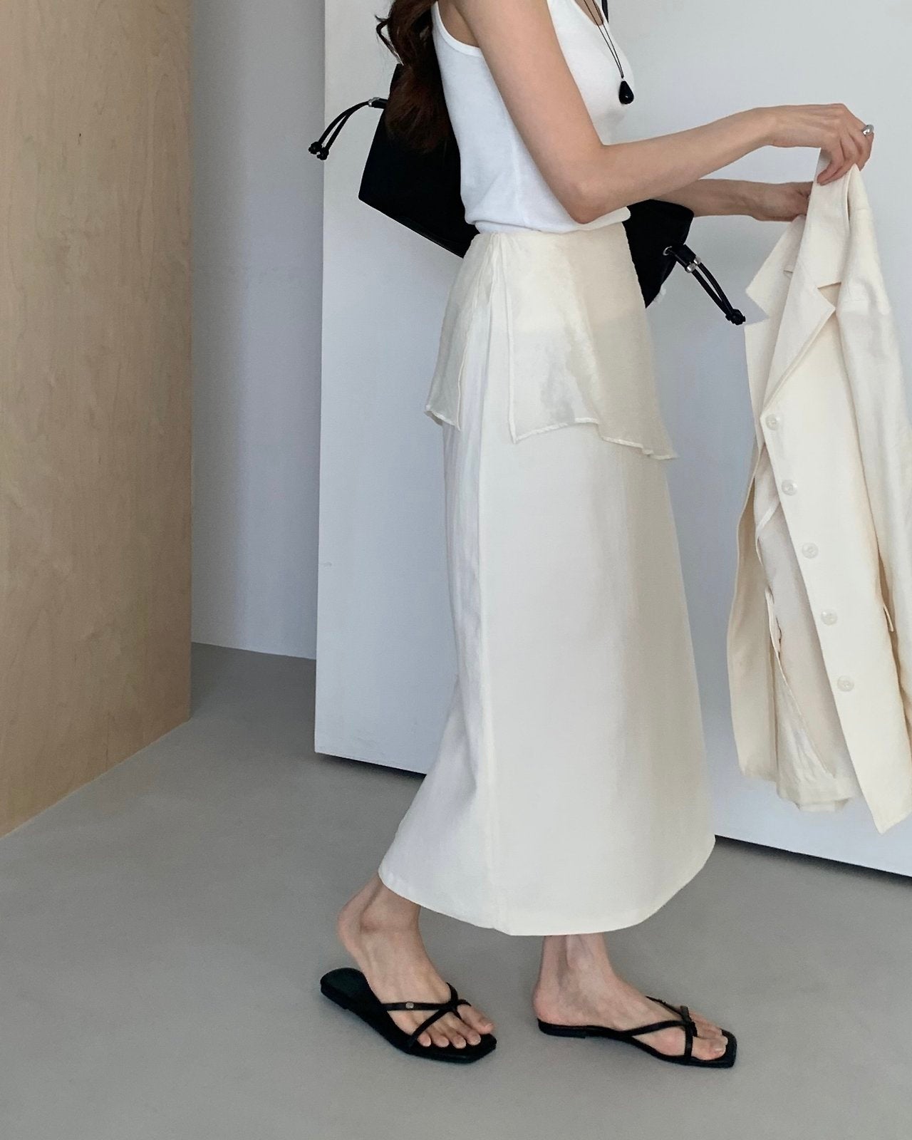 Asymmetrical Layered Skirt
