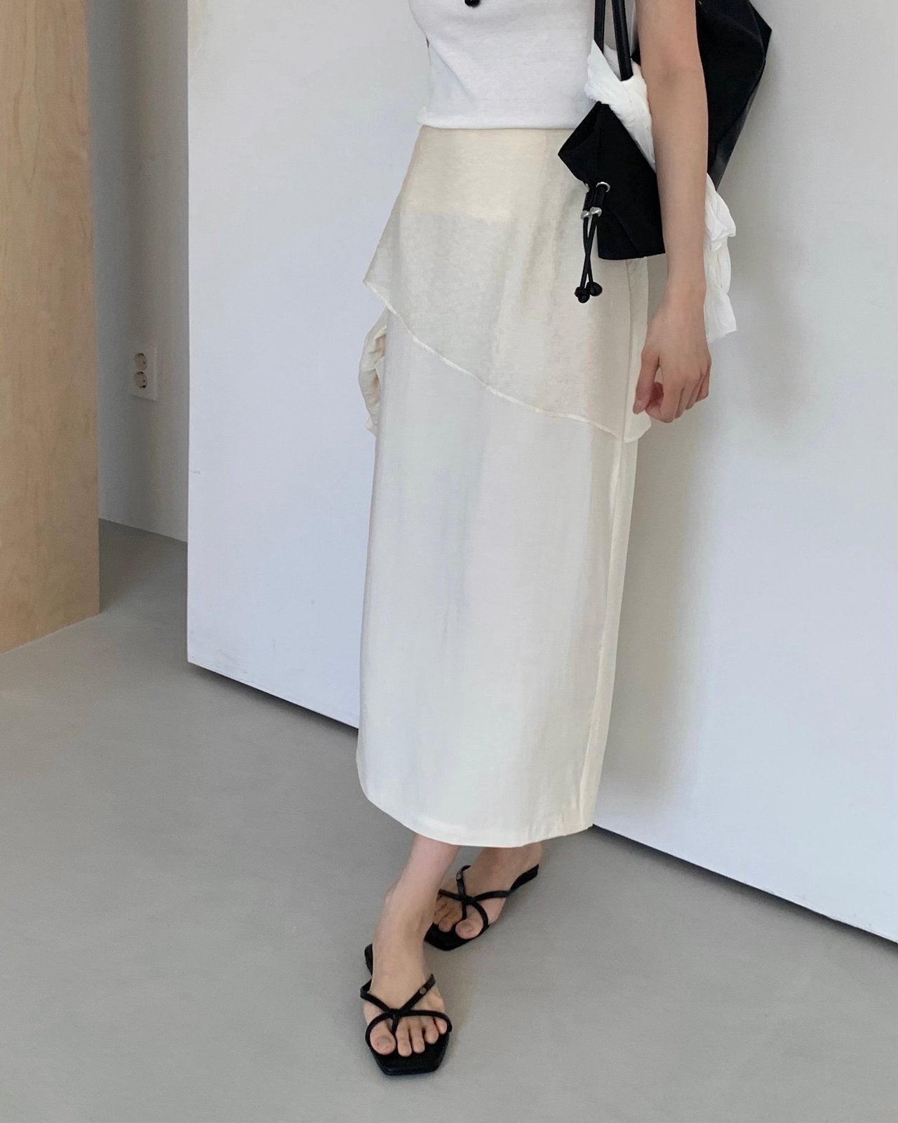 Asymmetrical Layered Skirt