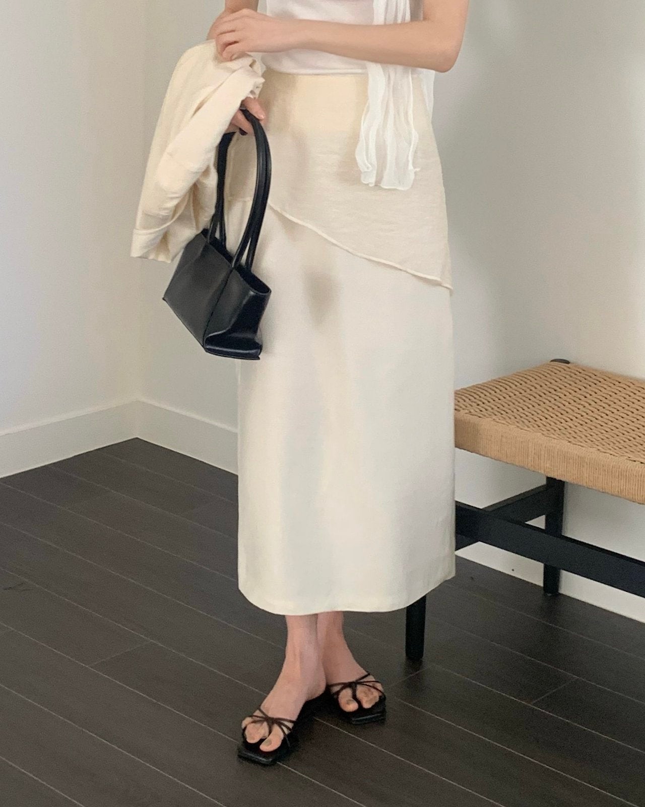 Asymmetrical Layered Skirt