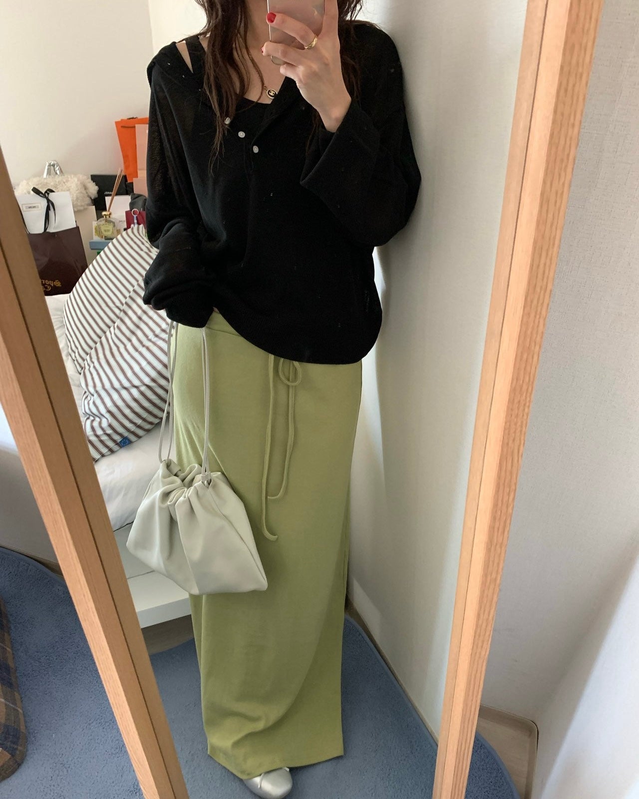 Sheer Knit Polo