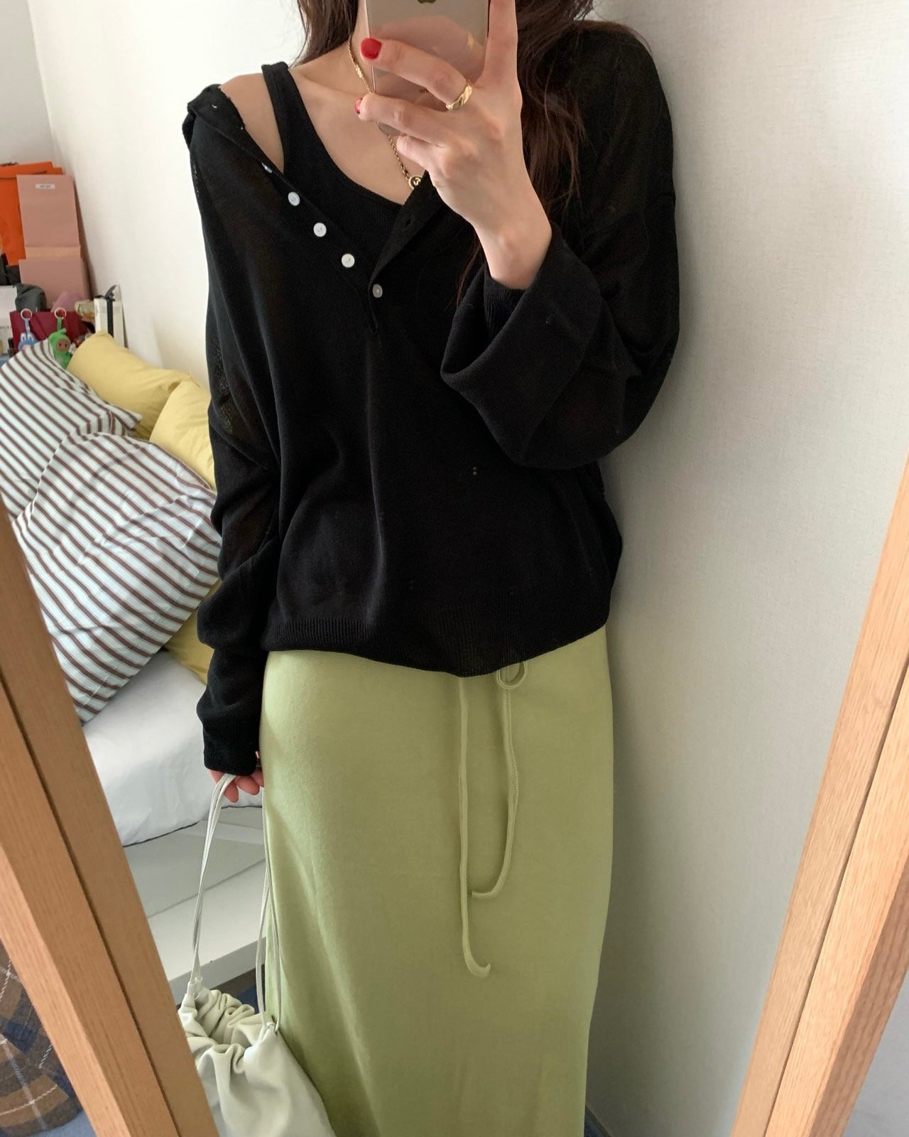 Sheer Knit Polo