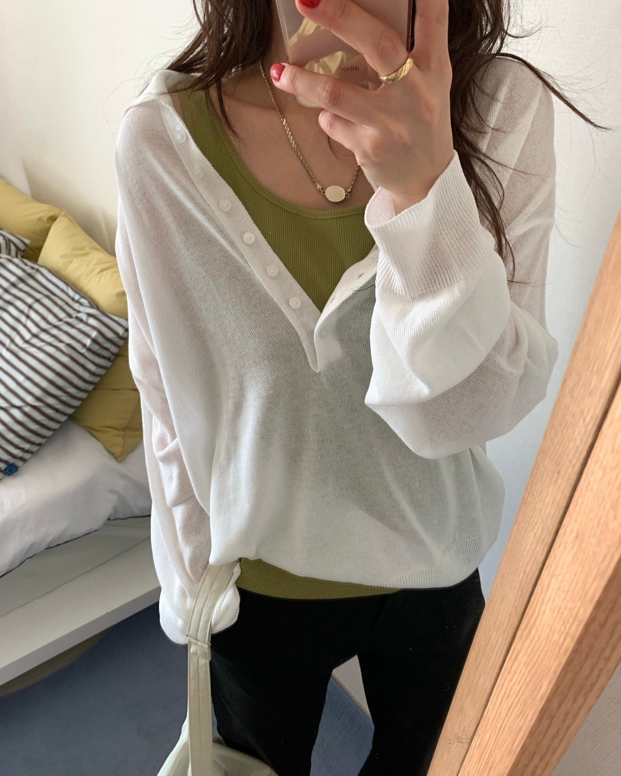 Sheer Knit Polo