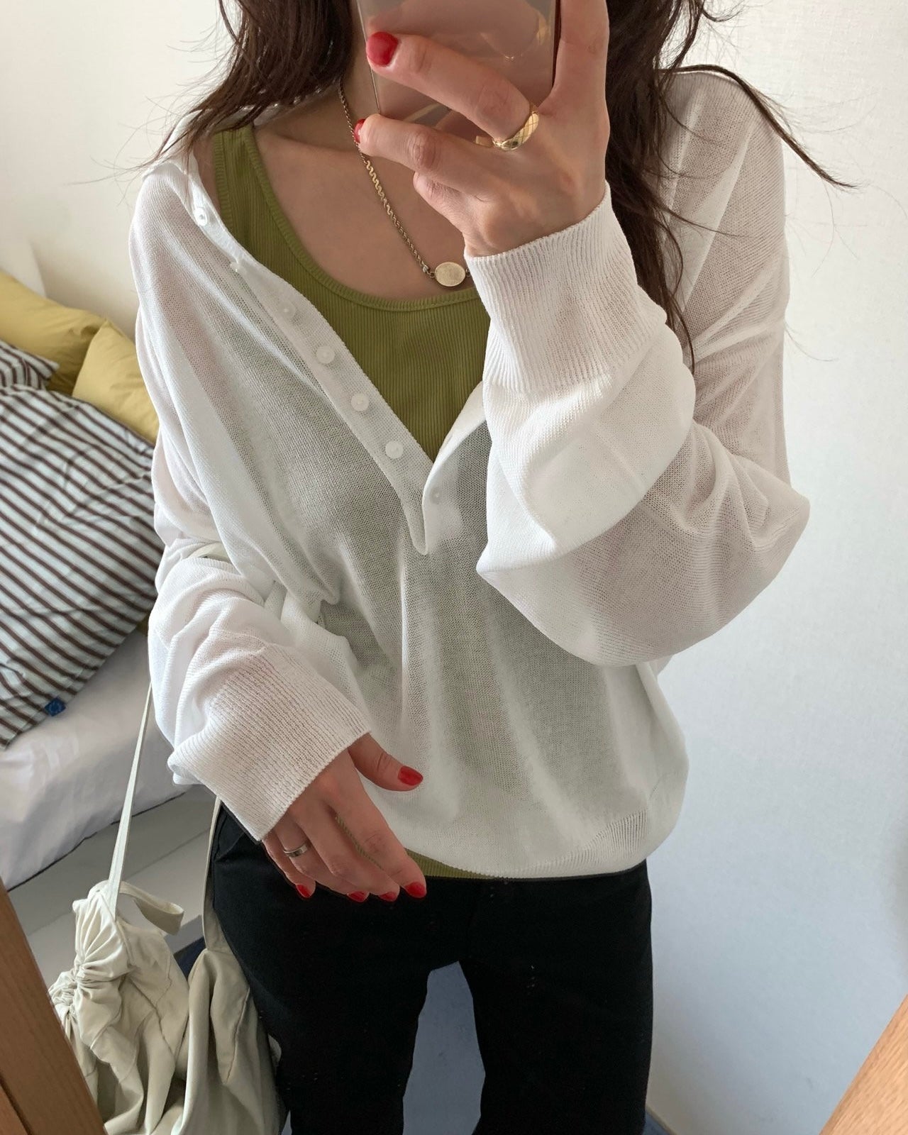 Sheer Knit Polo