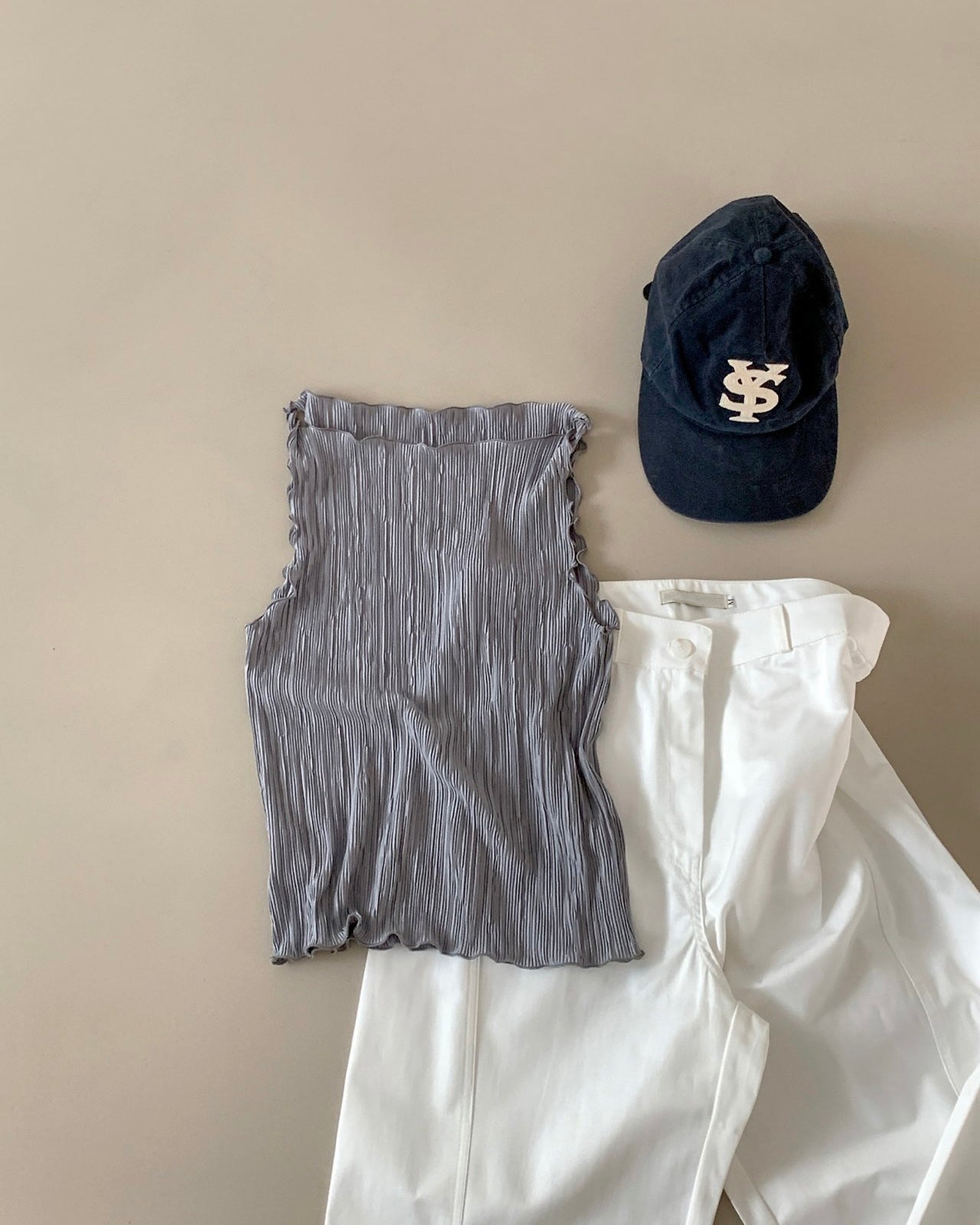 Plissé Twist Camisole
