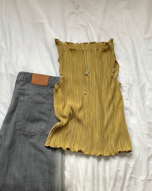 Plissé Twist Camisole