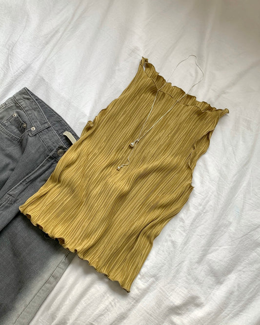 Plissé Twist Camisole