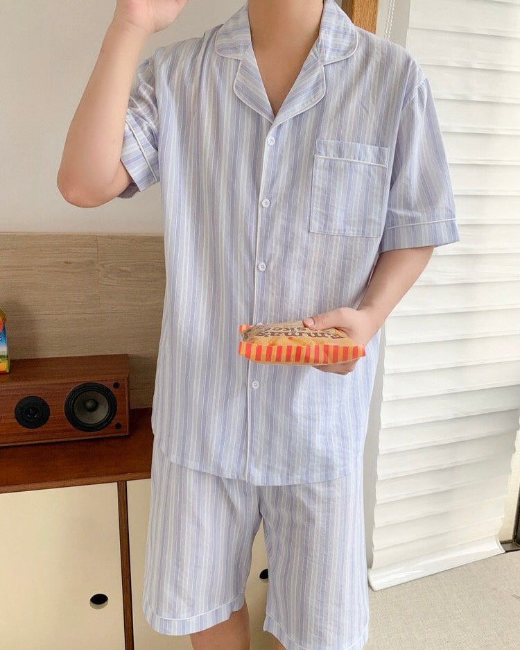 Sweet Stripe Matching Pajamas