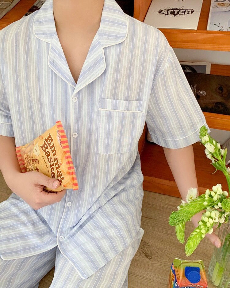 Sweet Stripe Matching Pajamas