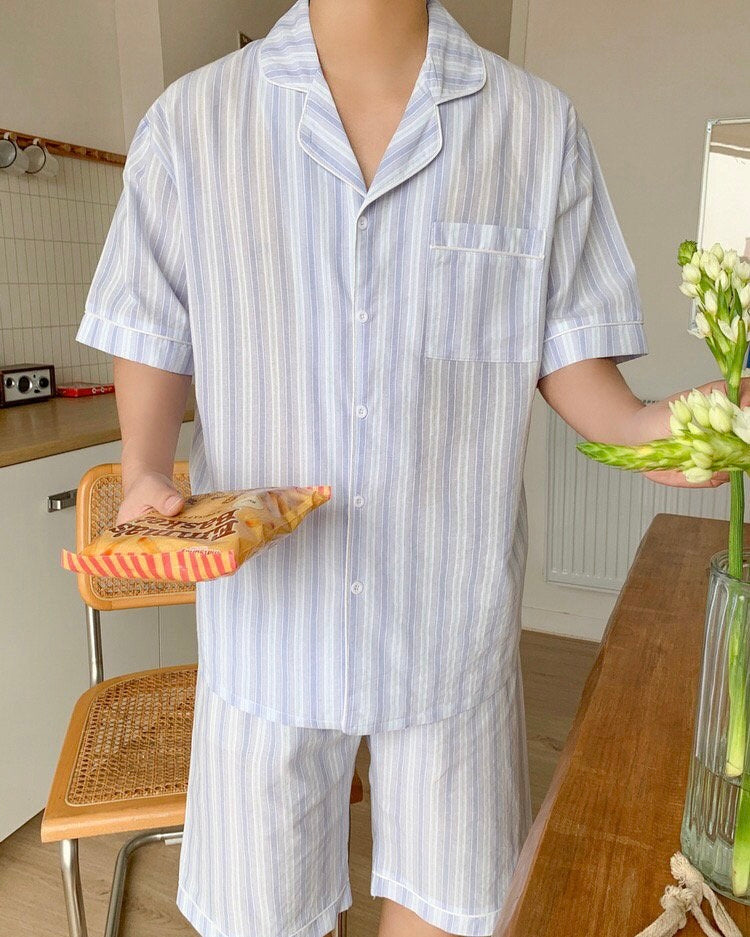 Sweet Stripe Matching Pajamas