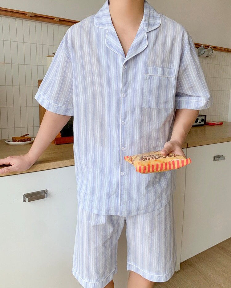 Sweet Stripe Matching Pajamas