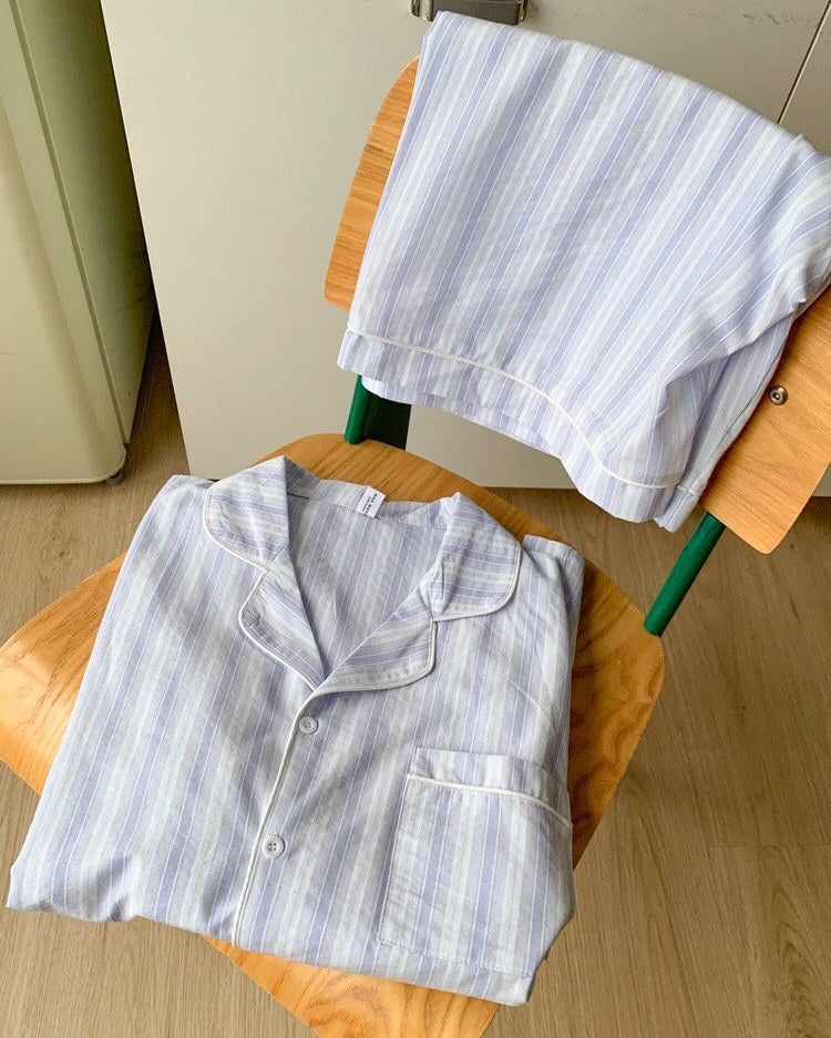 Sweet Stripe Matching Pajamas