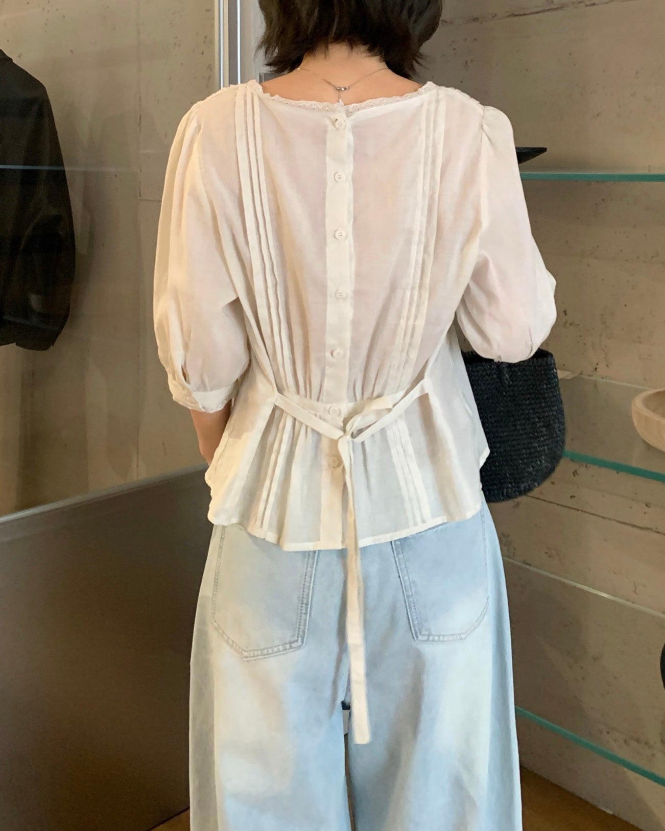 Floral Embroidered Lace Blouse