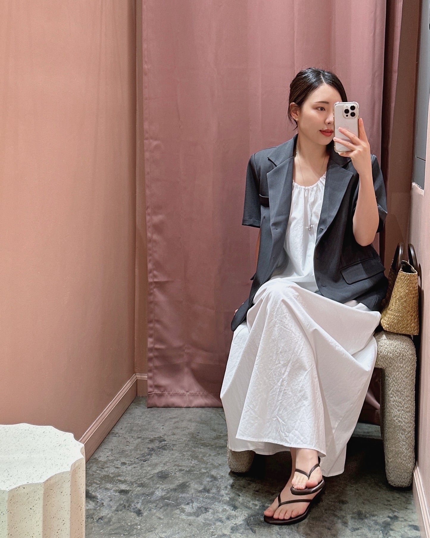 Relaxed Short Sleeve Blazer