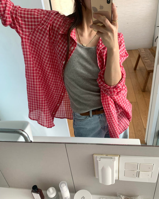 (PRE-ORDER) Summer Plaid Shirt