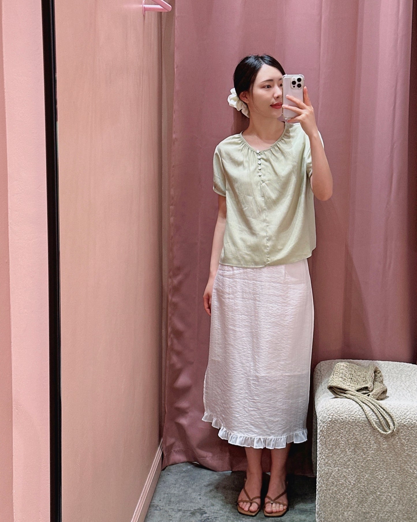 Gathered Neck Blouse