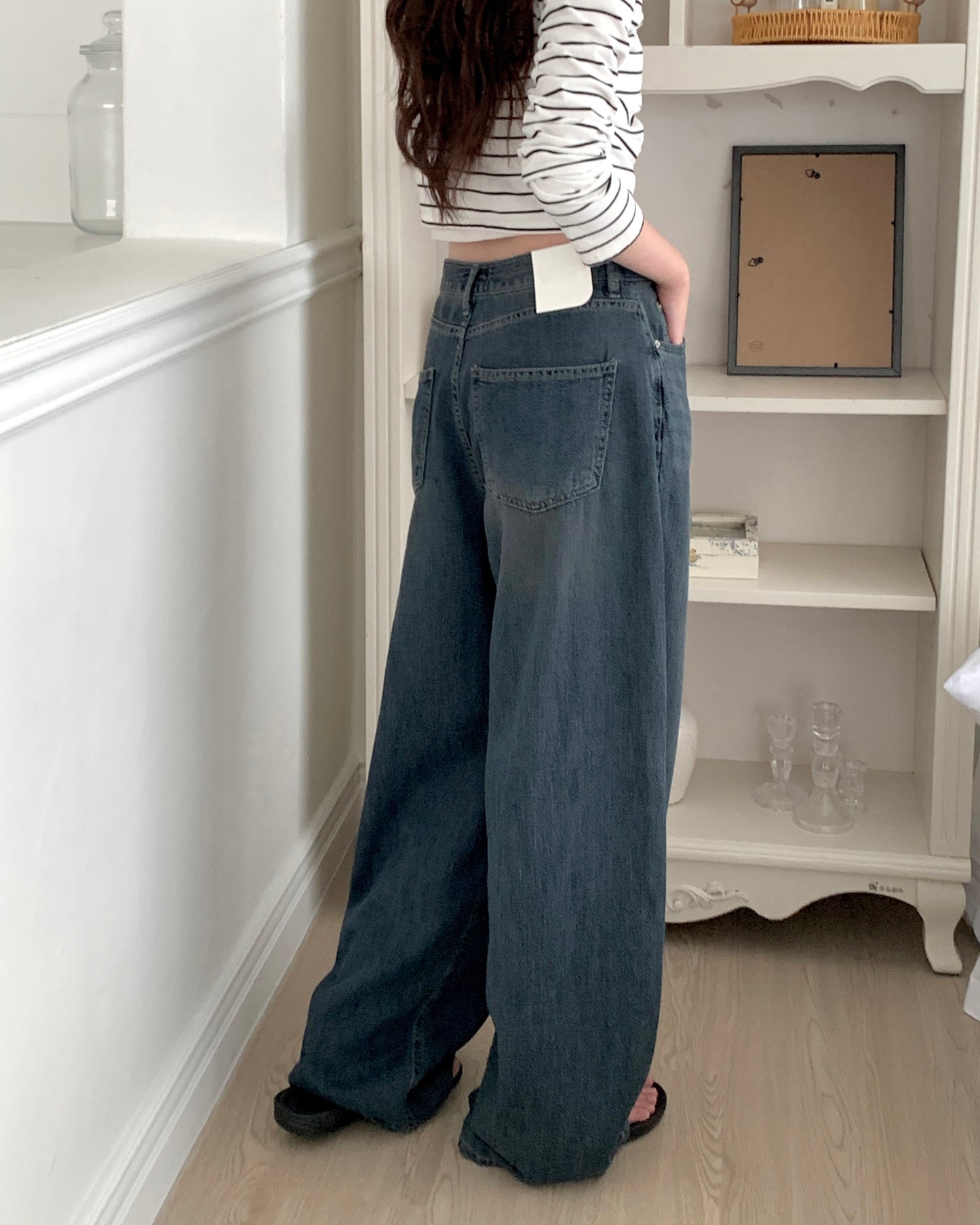 Dark Wash Wide Jeans