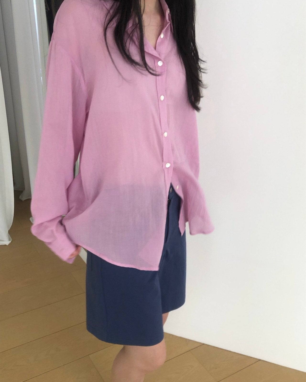 Vivid Oversized Crinkle Shirt