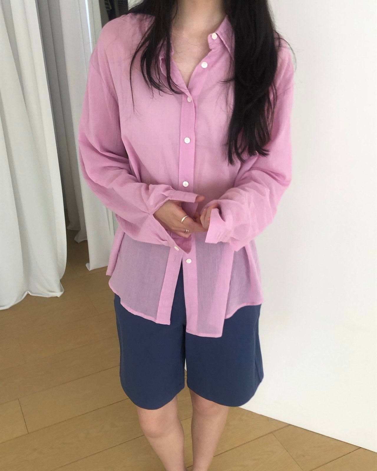 Vivid Oversized Crinkle Shirt