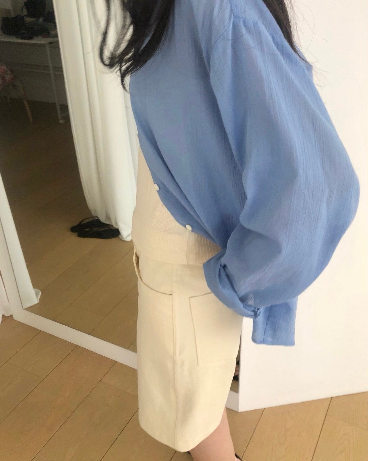 Vivid Oversized Crinkle Shirt