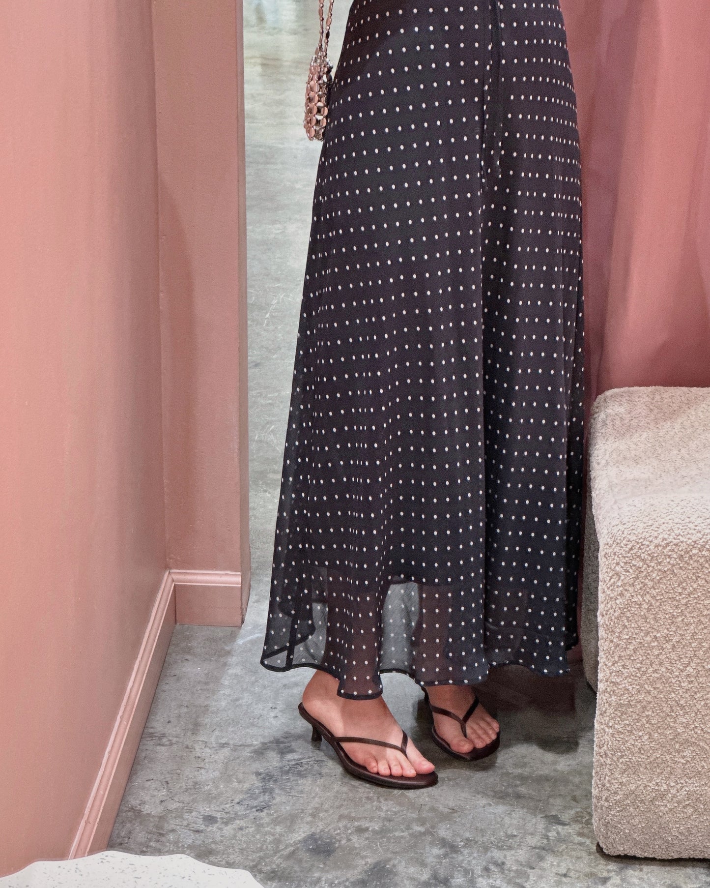 Polka Dot Ruffle Dress