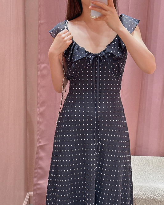 Polka Dot Ruffle Dress