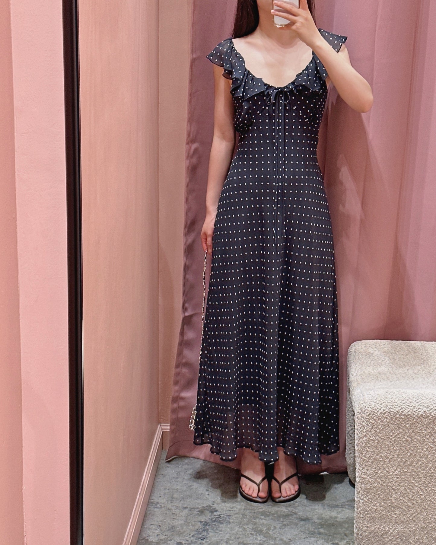 Polka Dot Ruffle Dress