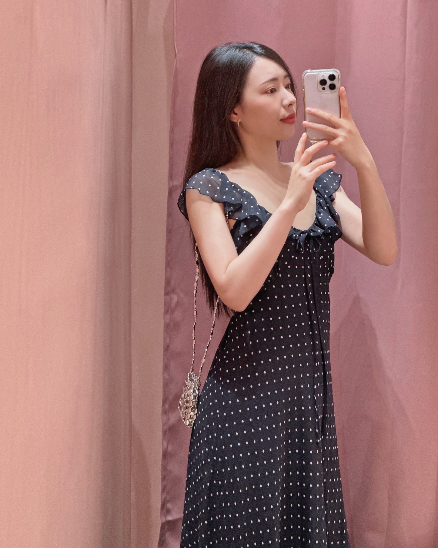 Polka Dot Ruffle Dress