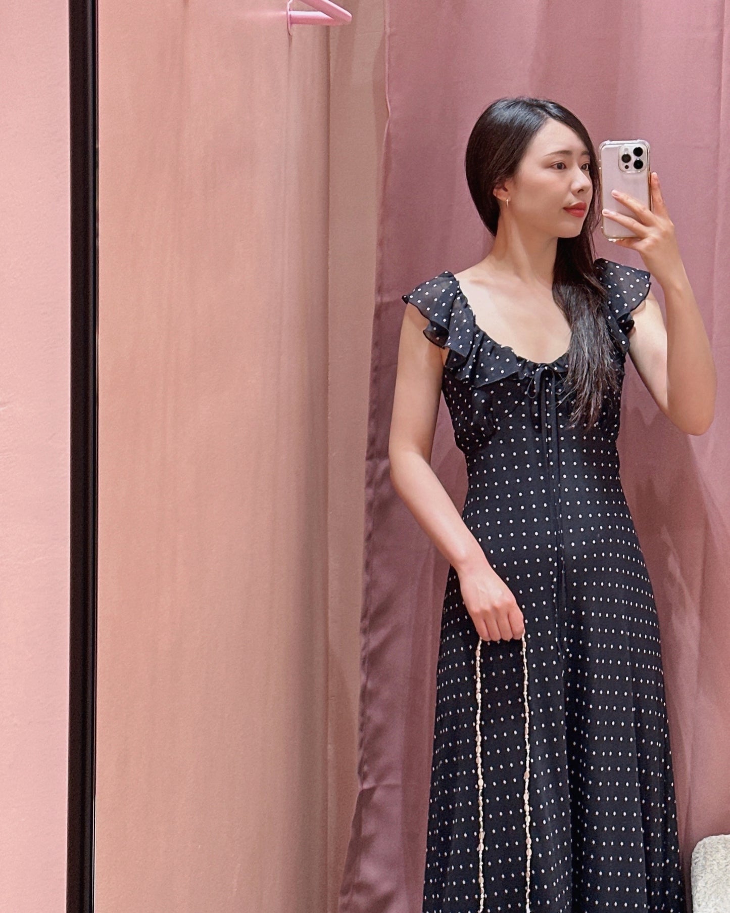 Polka Dot Ruffle Dress
