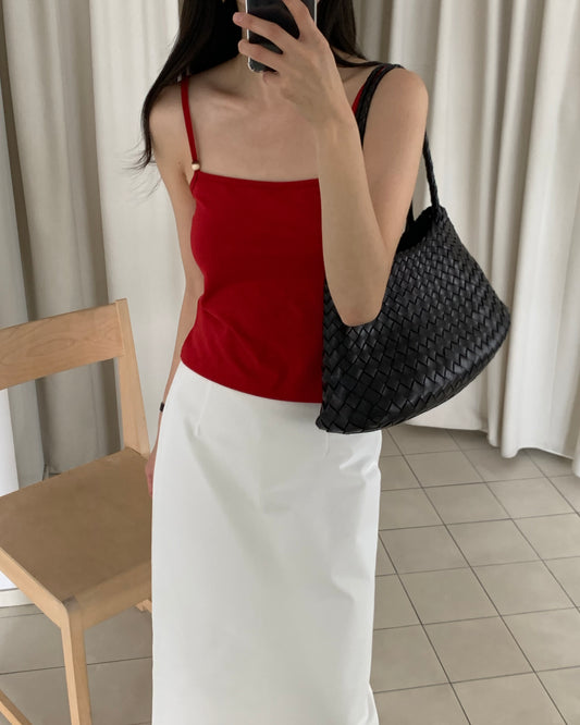 Wood Bead Cami Top