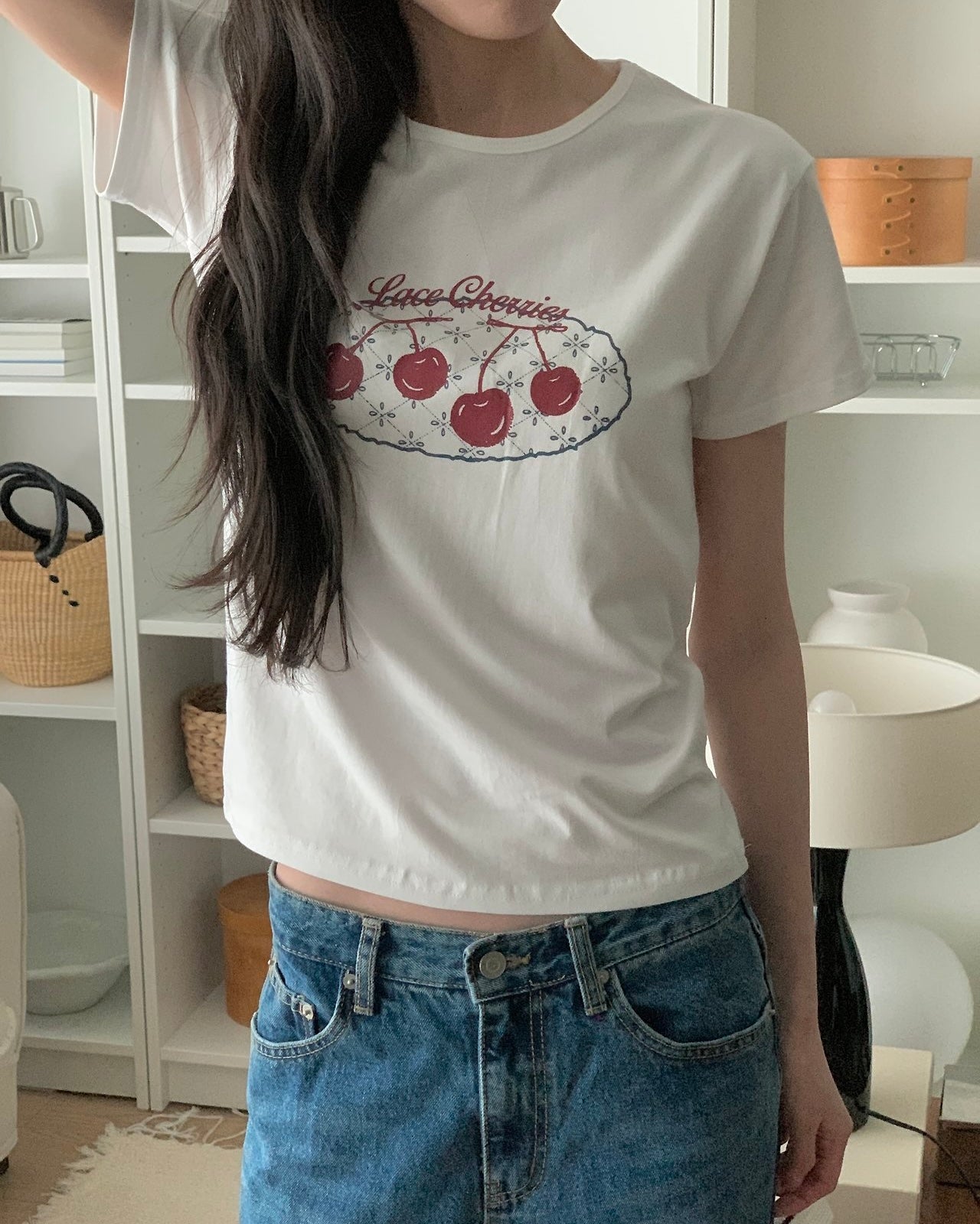 Lace Cherries Tee