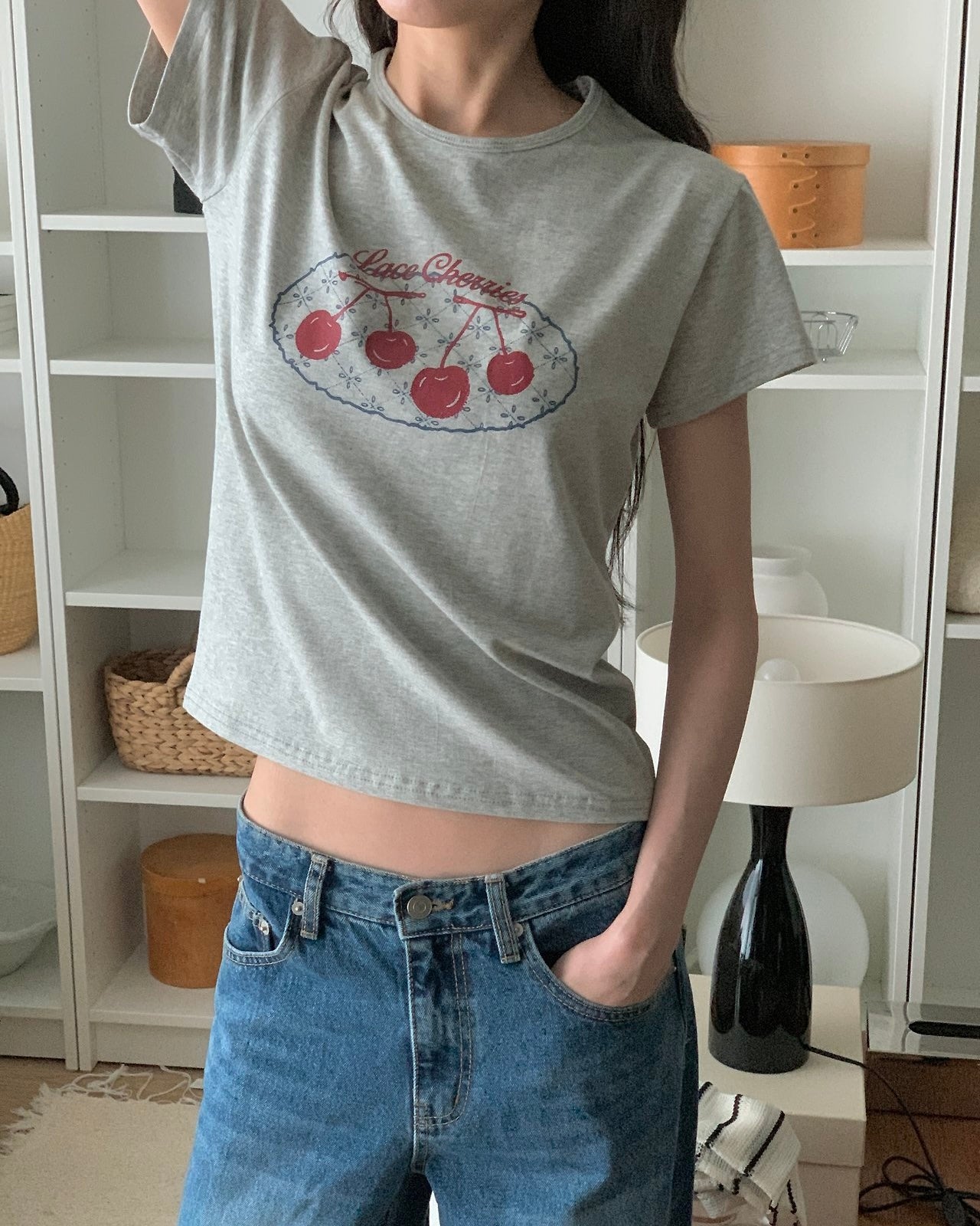 Lace Cherries Tee