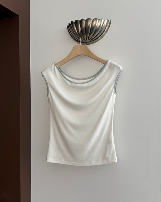 Contrast Trim Tee