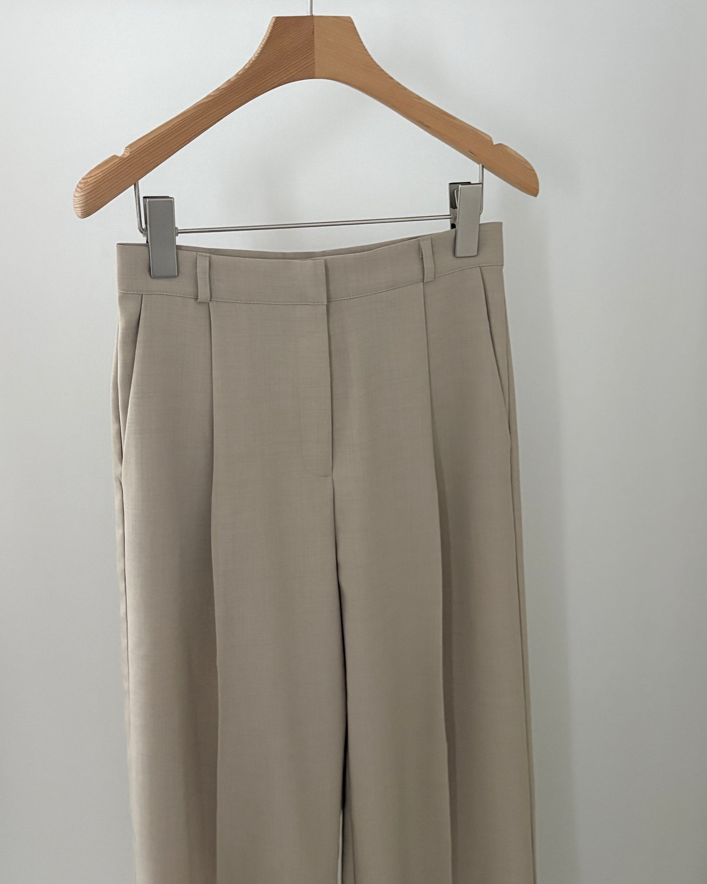 Tailored Wide Leg Summer Trousers