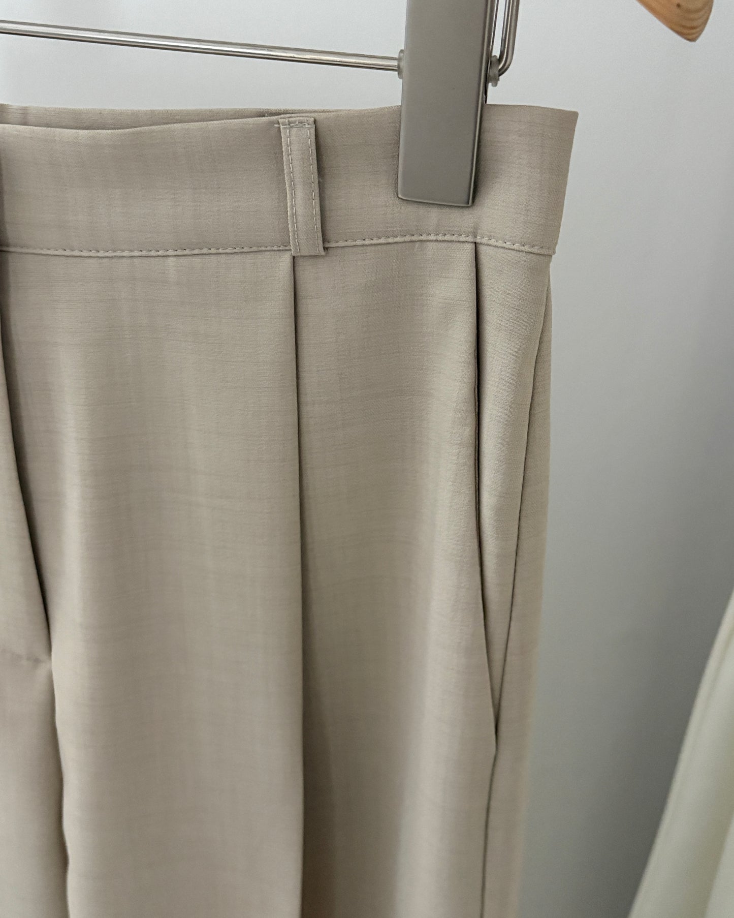 Tailored Wide Leg Summer Trousers