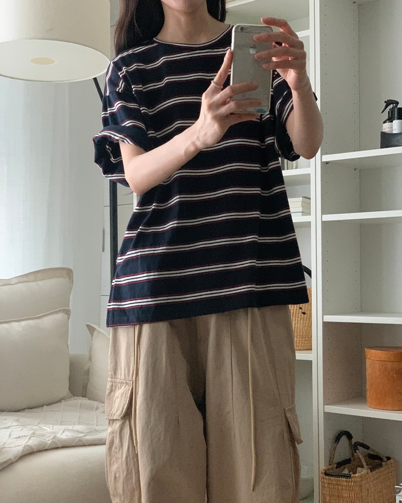 Striped Oversized Tee