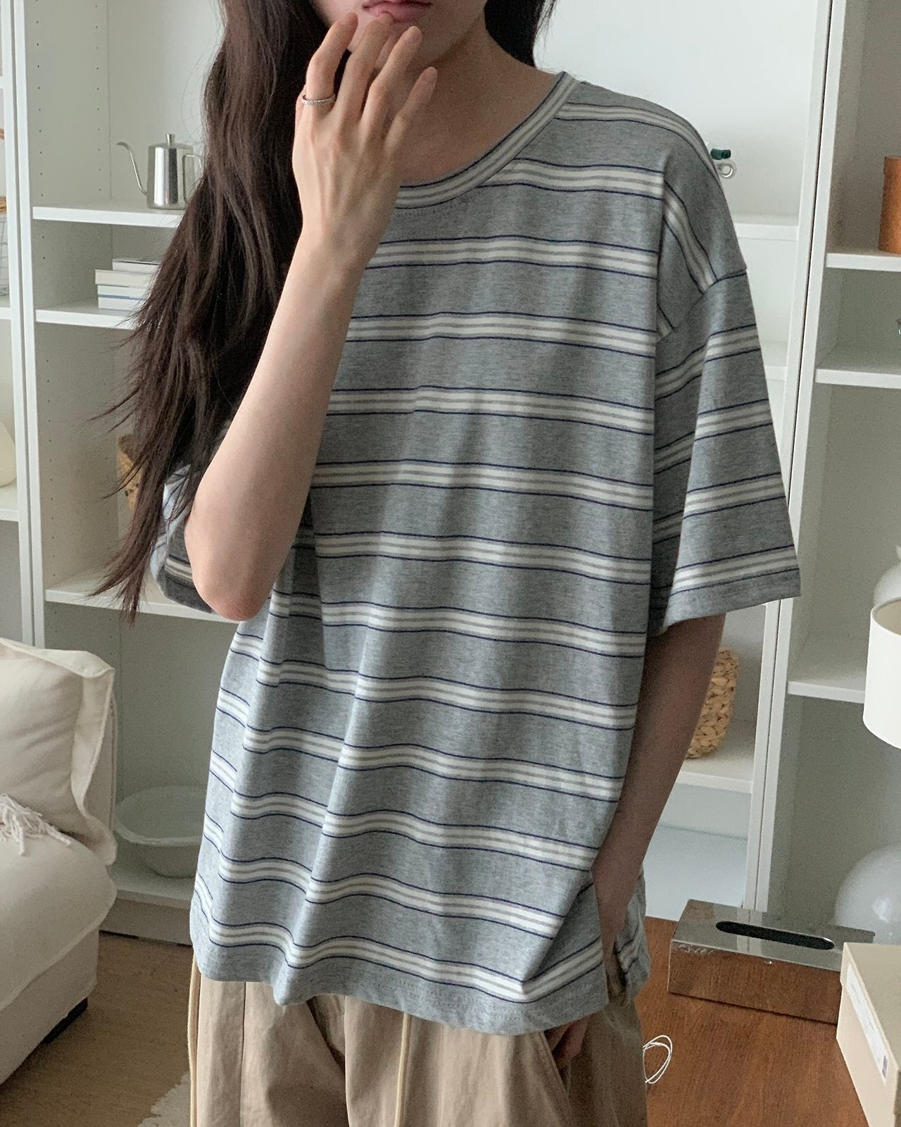 Striped Oversized Tee