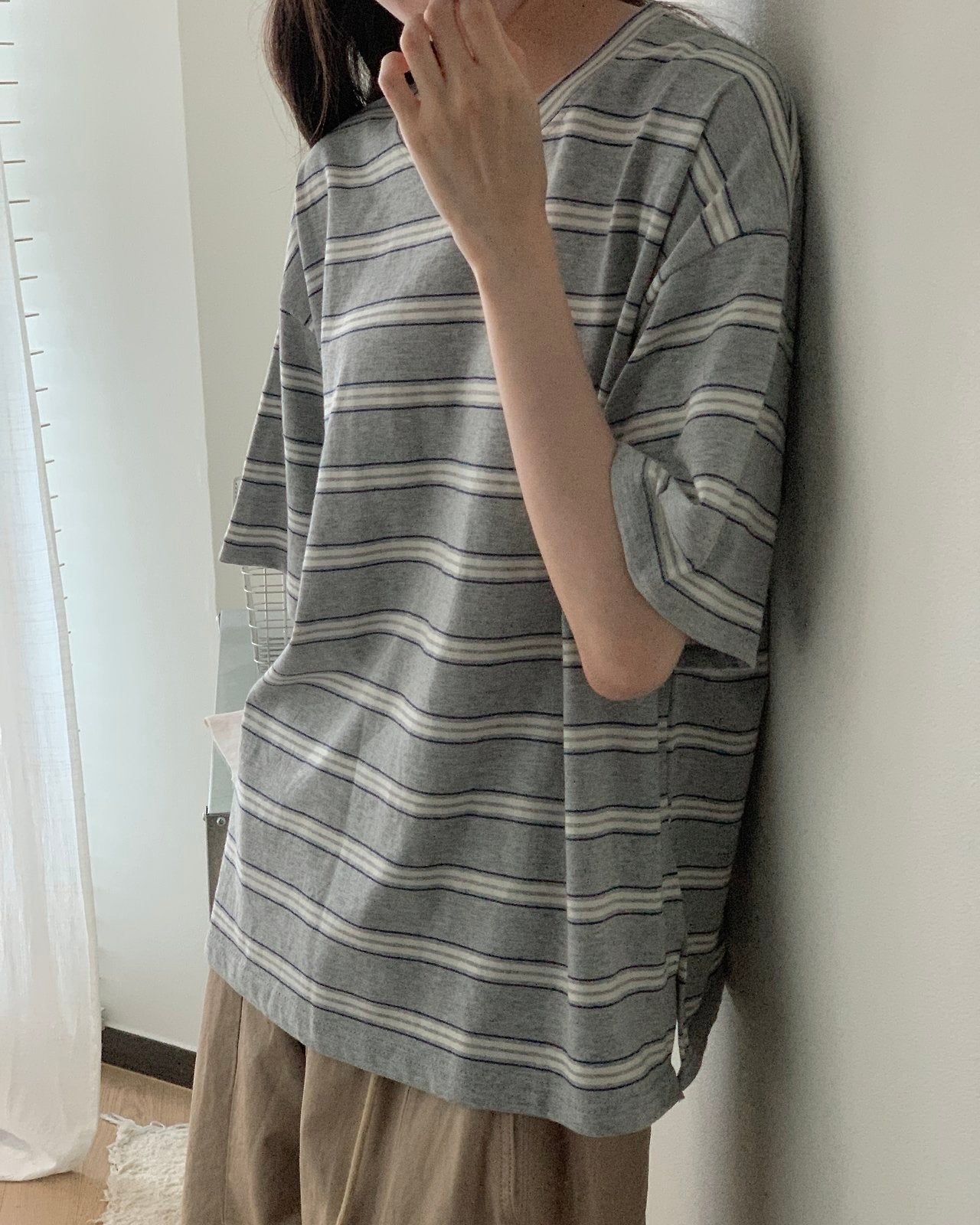 Striped Oversized Tee