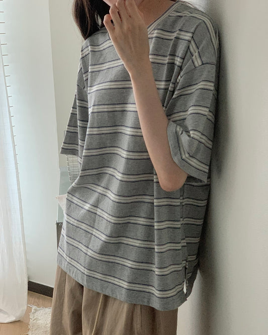 Striped Oversized Tee