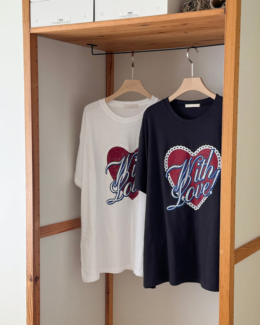 With Love Boxy Tee
