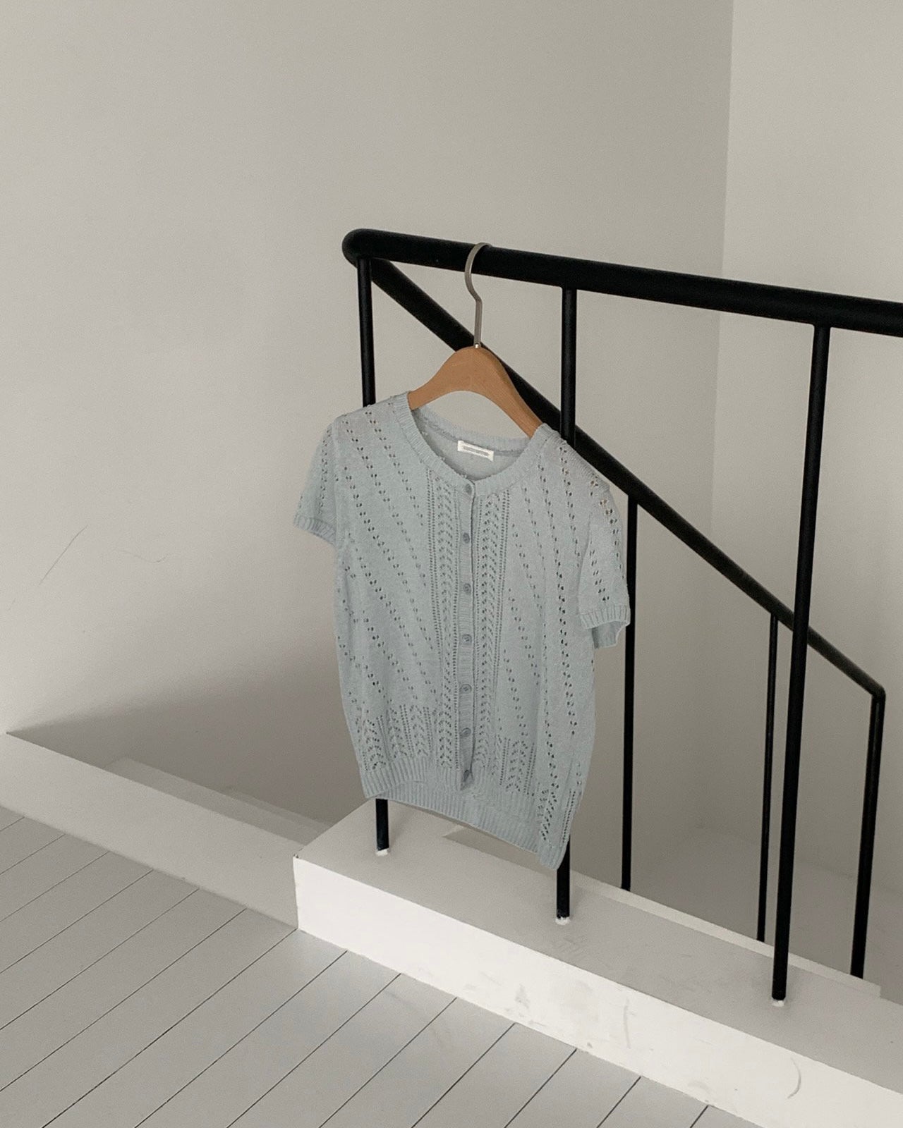 Pointelle Knit Cardigan