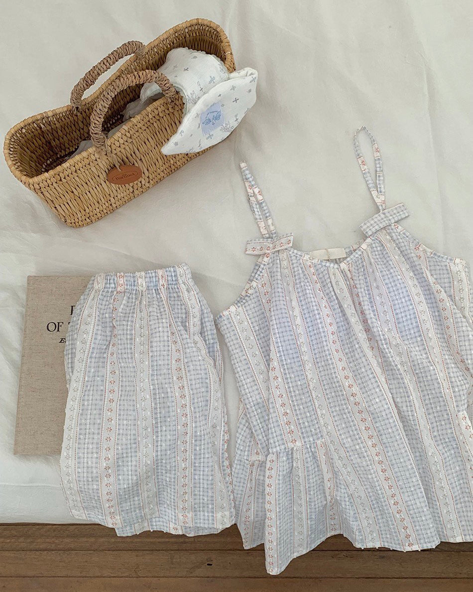 Bonbon Ribbon Cami Set